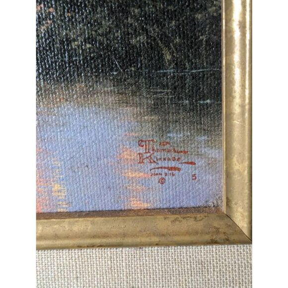 Thomas Kinkade "Beyond Spring Gate" sighned - Picture 5 of 16